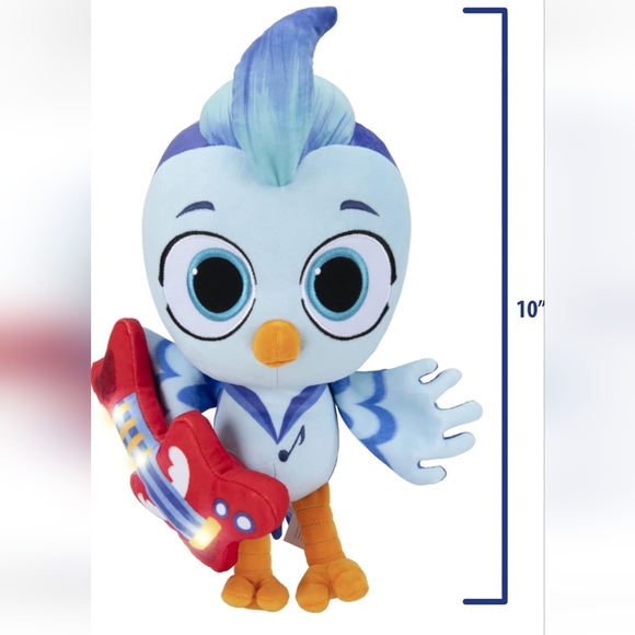 Do, Re & Mi Deluxe Feature Plush - 10-Inch ‘Mi’ The Blue Jay Plush - Picture 3 of 9